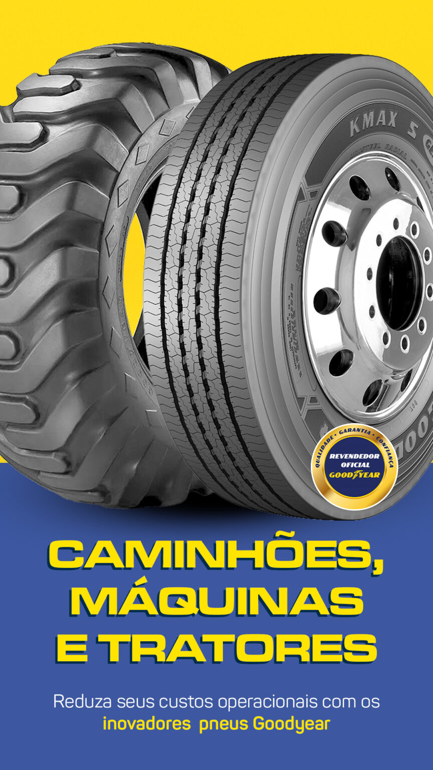 Ricamar Pneus Goodyear Caminhão, máquinas e tratores