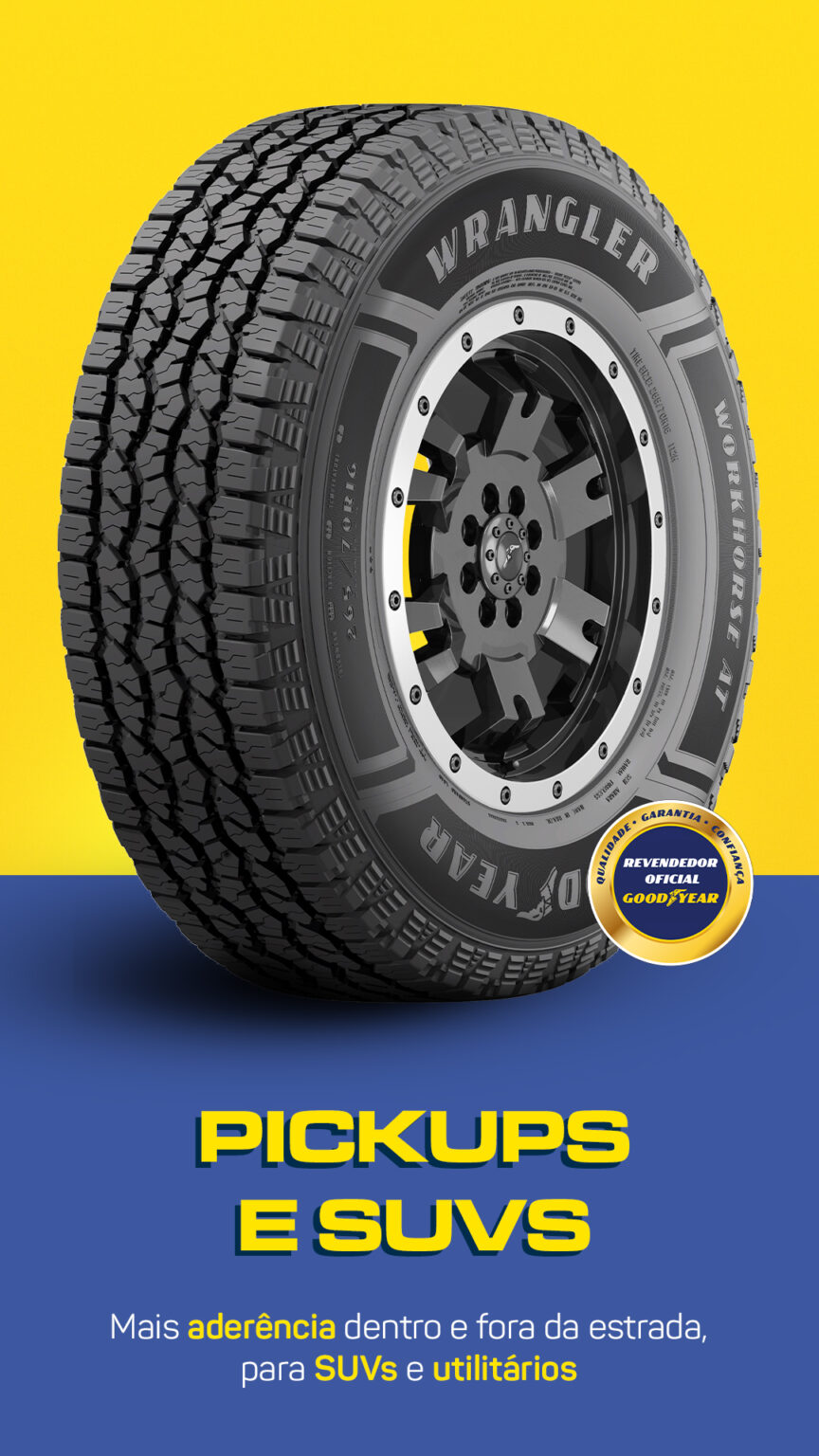 Ricamar Pneus Goodyear Pickups e SUV